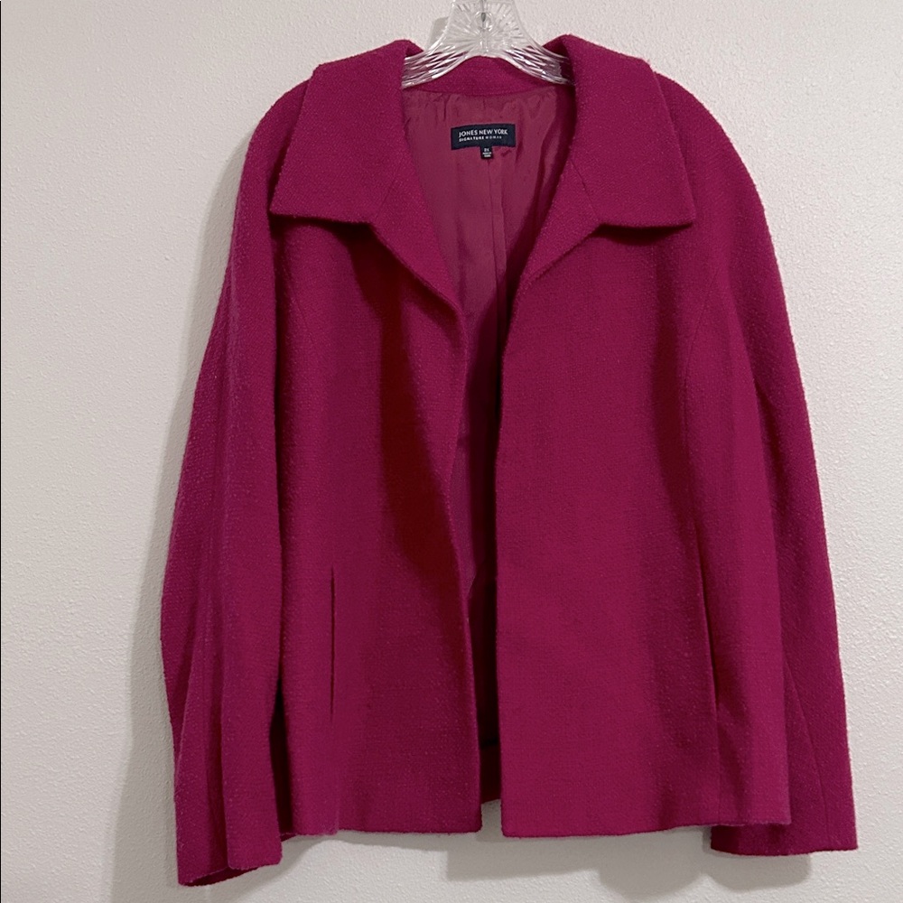 Jones New York Women's Fuchsia Blazer